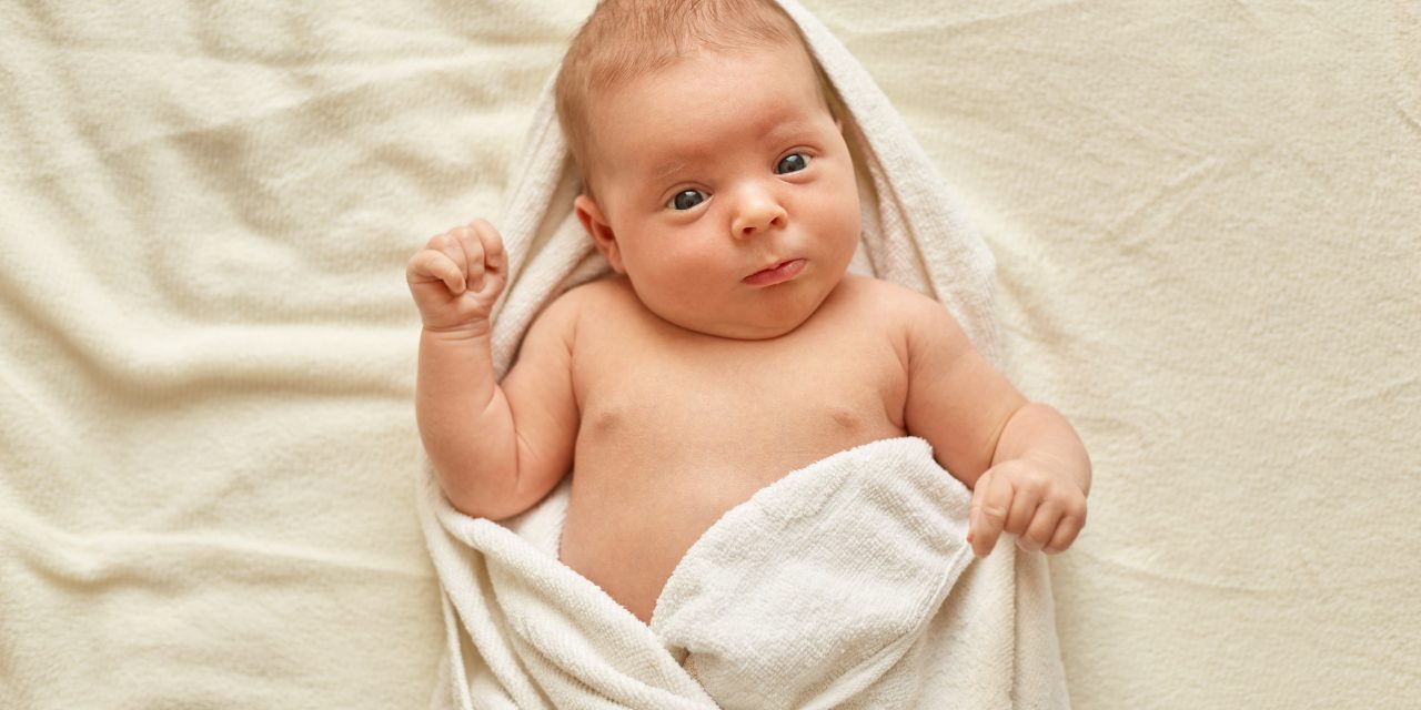 How can newborn baby face care be done